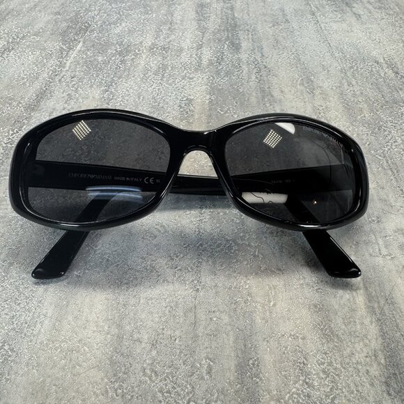 Emporio Armani Womens 9721/S Black Sunglasses Excellent - Picture 1 of 12